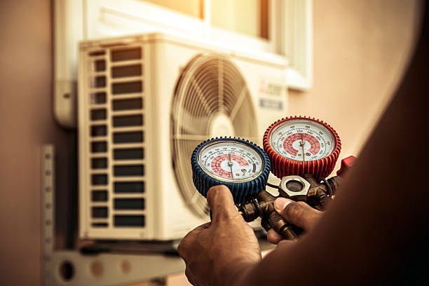 Professional Ductwork Repair technician working in Dayton, TX